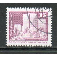 Стандартный выпуск Социалистическое строительство в  ГДР 1980 год серия из 1 марки