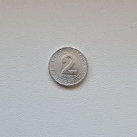Австрия 2 гроша 1957 года