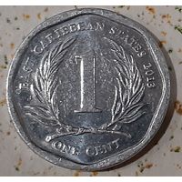 Восточные Карибы 1 цент, 2013 (14-6-1)