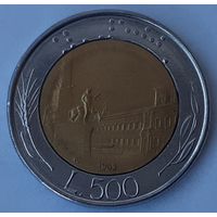 Италия 500 лир, 1983 (4-13-9)