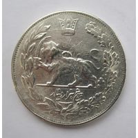 Иран 5000 динаров 1915  серебро  .33-408