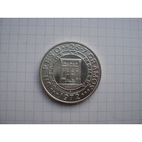 Доминикана 1 песо 1972 "25 лет Центральному банку" UNC, серебро