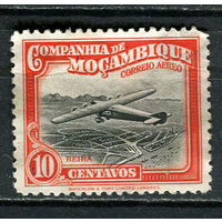 Португальские колонии - Мозамбик (Comp de Mocambique) - 1935 - Авиация 10С - (есть тонкое место) - [Mi.187] - 1 марка. MH.  (LOT EW35)-T10P22