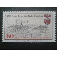 Берлин 1982 750 лет г. Шпандау, герб Михель-1,2 евро гаш.