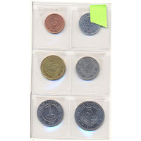 Никарагуа комплект монет (6 шт.) 1997-2007 гг. распродажа .