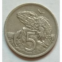 Новая Зеландия 5 центов 1972 г.