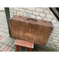 Большой деревянный чемодан ( артель ПАРТИЗАН )начала прошлого века 71х42х22см