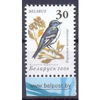 Беларусь фауна стандарт 2006 "Птицы сада" мухоловка-пеструшка /поле/