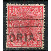 Австралийские штаты - Виктория - 1905/1910 - Королева Виктория 1Р - [Mi.147A] - 1 марка. Гашеная.  (LOT EZ1)-T10P19