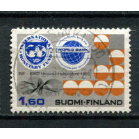 Финляндия - 1982 - Всемирный банк (МБРР) и Международный валютный фонд (МВФ) - [Mi. 901] - полная серия - 1 марка. Гашеная.  (Лот 174BA)