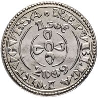 Португалия 1,5 евро 2008-2009 3 монеты одним лотом в холдерах