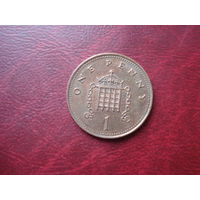 1 пенни 2001 год Великобритания