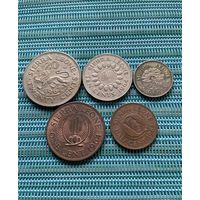 Сьерра-Леоне , набор монет 5 шт., 1964 г.