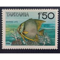 Марка Танзания 1986