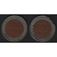 Руанда km32 100 франков 2007 год (om01)