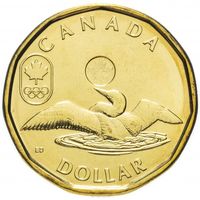 Канада 1 доллар, 2012 XXX летние Олимпийские Игры, Лондон 2012 ( запайка)