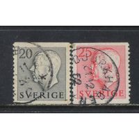 Швеция 1957 Густав VI Адольф Стандарт #425,427