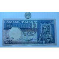 Werty71 Ангола 50 эскудо 1973 банкнота