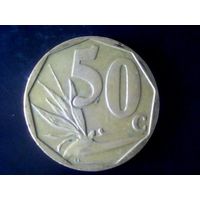 Монеты.Африка.ЮАР 50 Центов 2008.