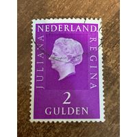 Нидерланды 1973. Михель-1005. Королева Юлиана. Стандарт. Марка из серии