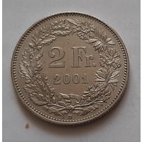 2 франка 2001 г. Швейцария