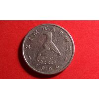 5 центов 1996. Зимбабве. Заяц.