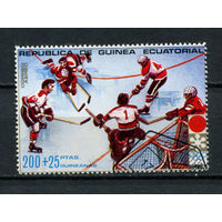 Экваториальная Гвинея - 1972 - Зимние Олимпийские игры (марка с блока 3) - [Mi.34] - 1 марка. Гашеная.  (Лот 10BH)