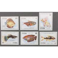 Куба 1978г Рыбы