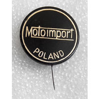 Знак с выставки. Moto Import. Poland. #0244