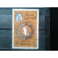 Бахрейн 1976 Шейх и карта страны Михель-1,5 евро гаш