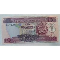 Соломоновы острова 10 долларов 2009 года.(3) UNC