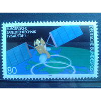ФРГ 1986 немецко-французский спутник Михель-2,5 евро