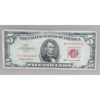 5 долларов 1963г.