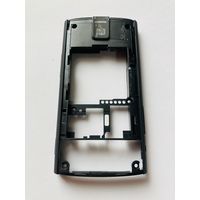 Nokia X3-00 - Middle Cover + Camera Lens Black - P/N: 0254689