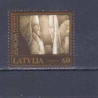 [1915] Латвия 2003. Культура.Искусство.Европа.EUROPA. Одиночный выпуск. Гашеная марка.