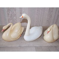 Лебеди СССР, пластмассовые советские игрушки