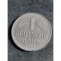 Германия (ФРГ) 1 марка 1974 J