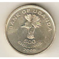 Уганда 500 шиллинг 2008