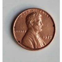 США 1 цент 1973 г.