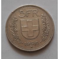 5 франков 1998 г. Швейцария