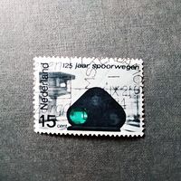 Марка Нидерланды 1964 год 125 лет железной дороге