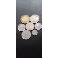 Грузия 8 монет одним лотом