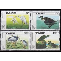 1985 Заир 904-907 Птицы 8,50 евро