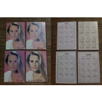 Карманные календарики.Сериал Санта Барбара.1996 год