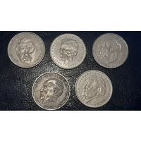 2 марки ФРГ (5 разных юбилейных монет)
