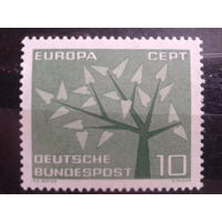 ФРГ 1962 Европа, дерево Михель-0,3 евро