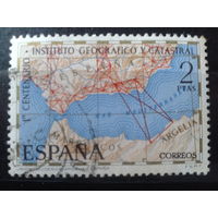 Испания 1970 100 лет картографическому институту