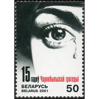 15 лет Чернобыльской трагедии Беларусь 2001 год (423) серия из 1 марки