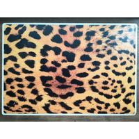 Защитная наклейка на крышку ноутбука Леопард Текстура 250х370мм