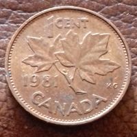 Канада 1 цент 1981